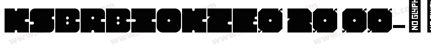 KSBRBIOKZE0 20 00字体转换